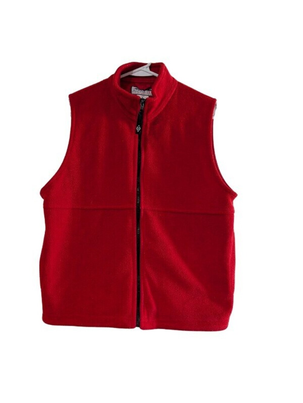 Alpine Tek by Palmetto's Women's Fleece Vest Red, Size Medium, Full Zip, Pockets
